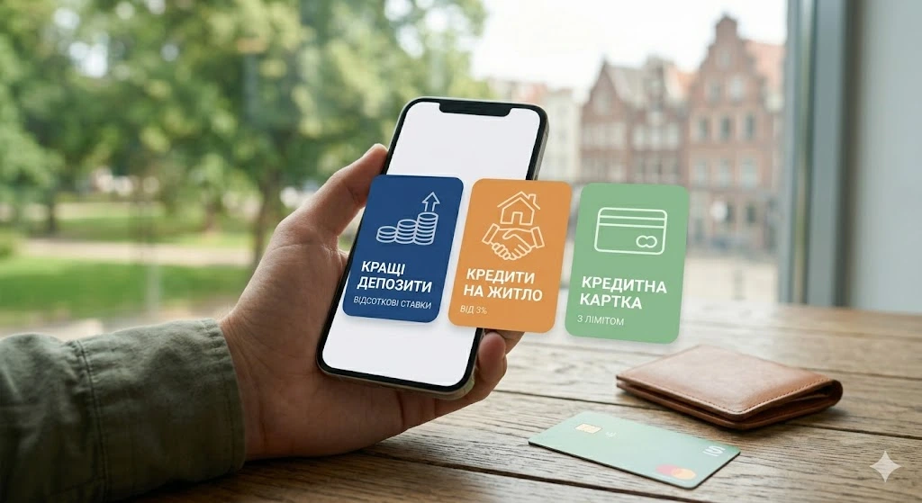 Банківські послуги у смартфоні