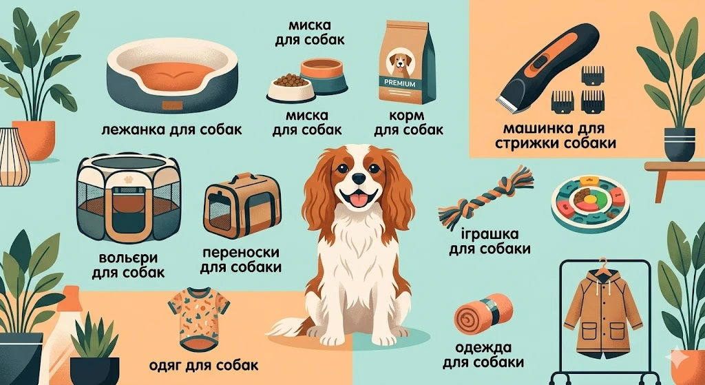 Набір товарів для собаки