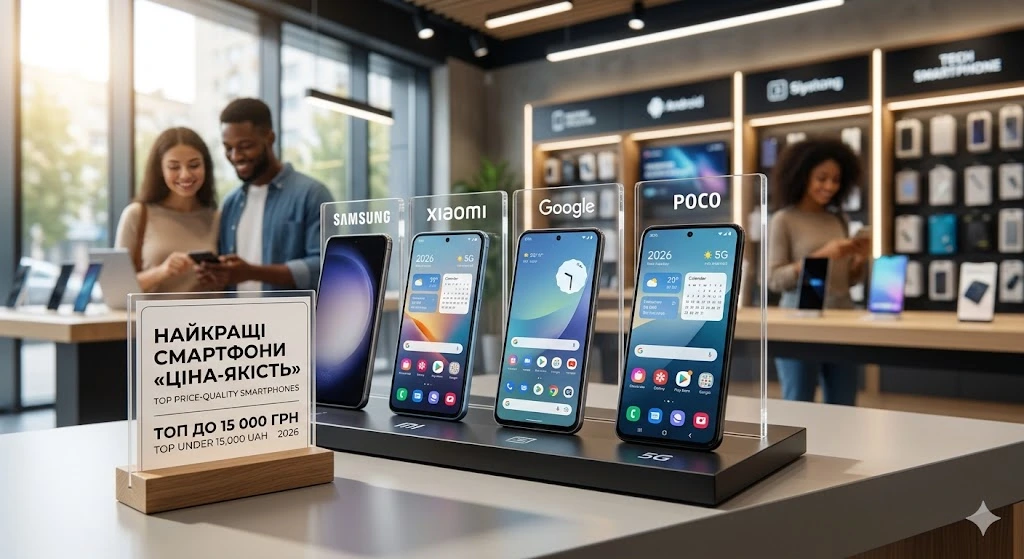 Смартфони в магазині