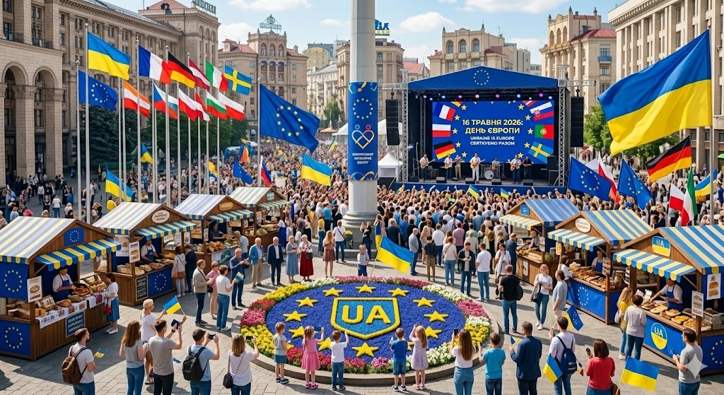 Сельское празднование Дня Европы