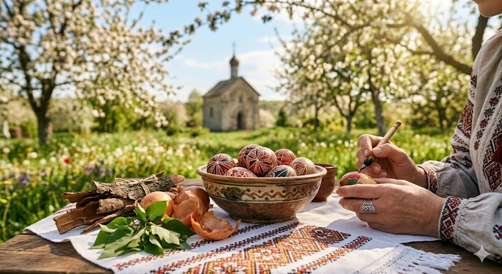 Традиционные украинские писанки