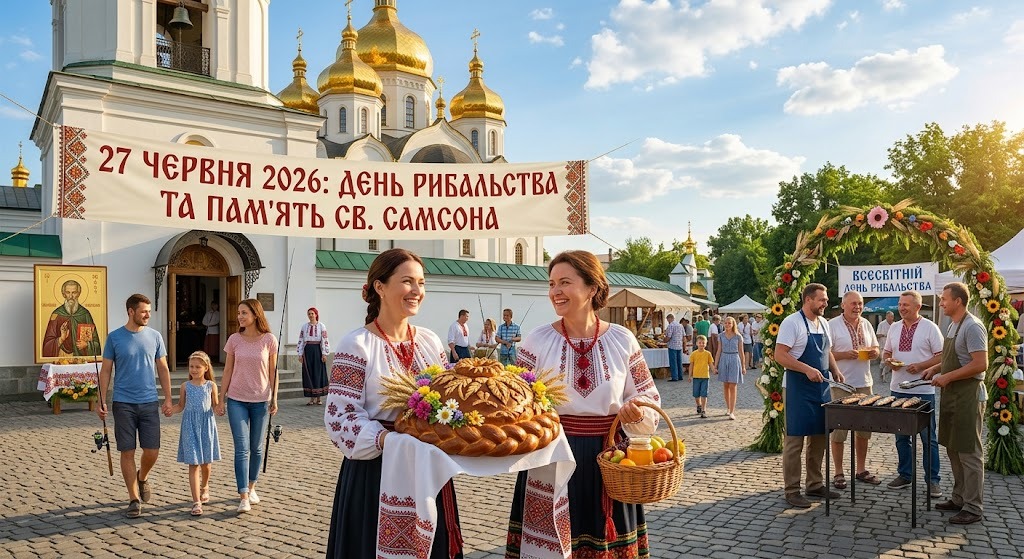 Праздник, вышиванки, каравай, церковь