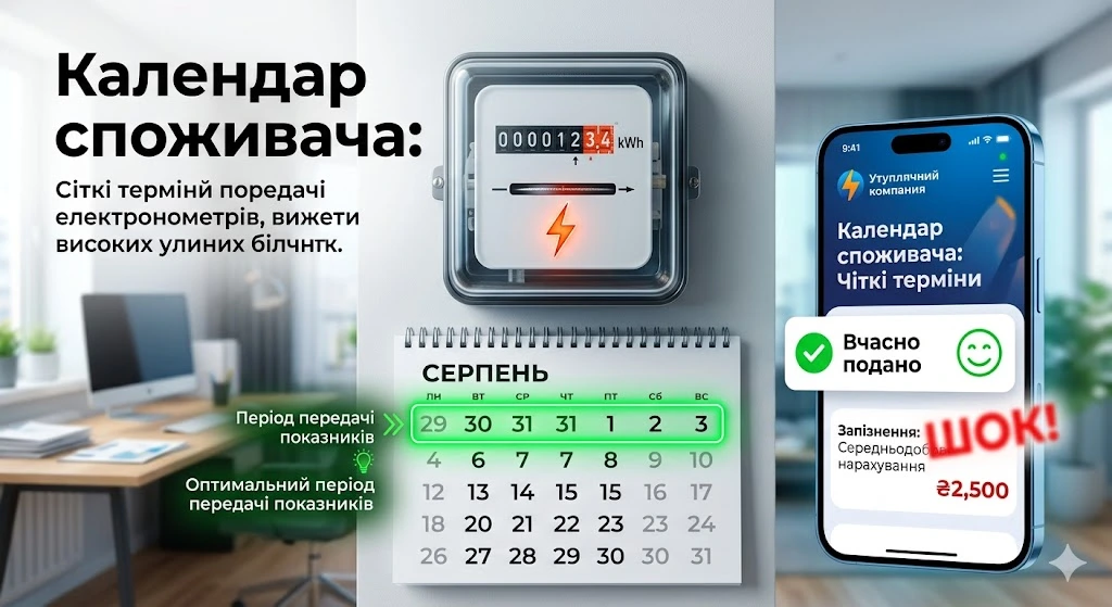 Счетчик, календарь, приложение: вовремя