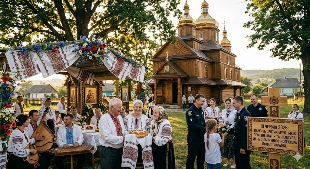 Святкування на церковному подвір'ї