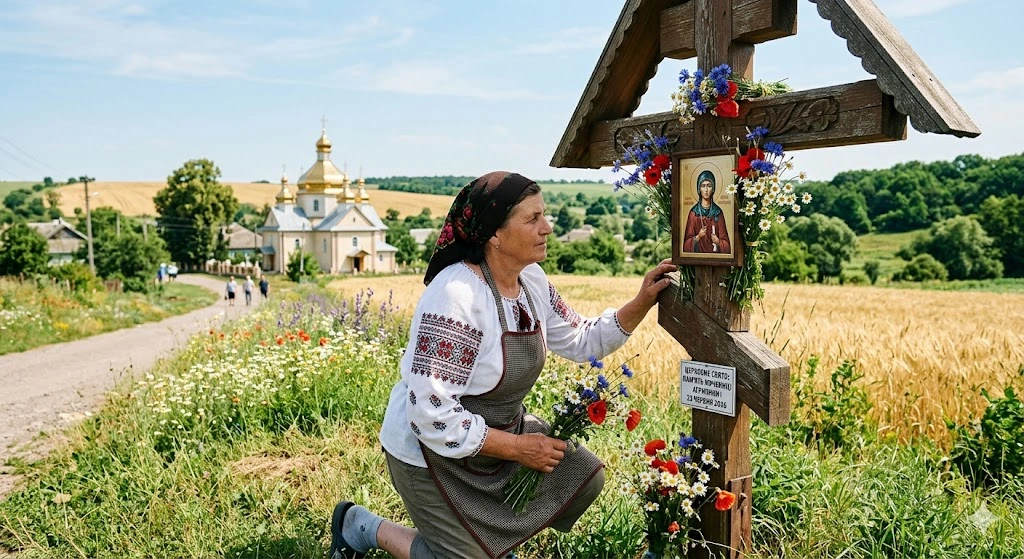 Свято Агрипини біля хреста