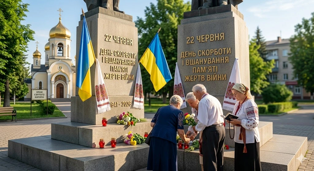 Возложение цветов у мемориала