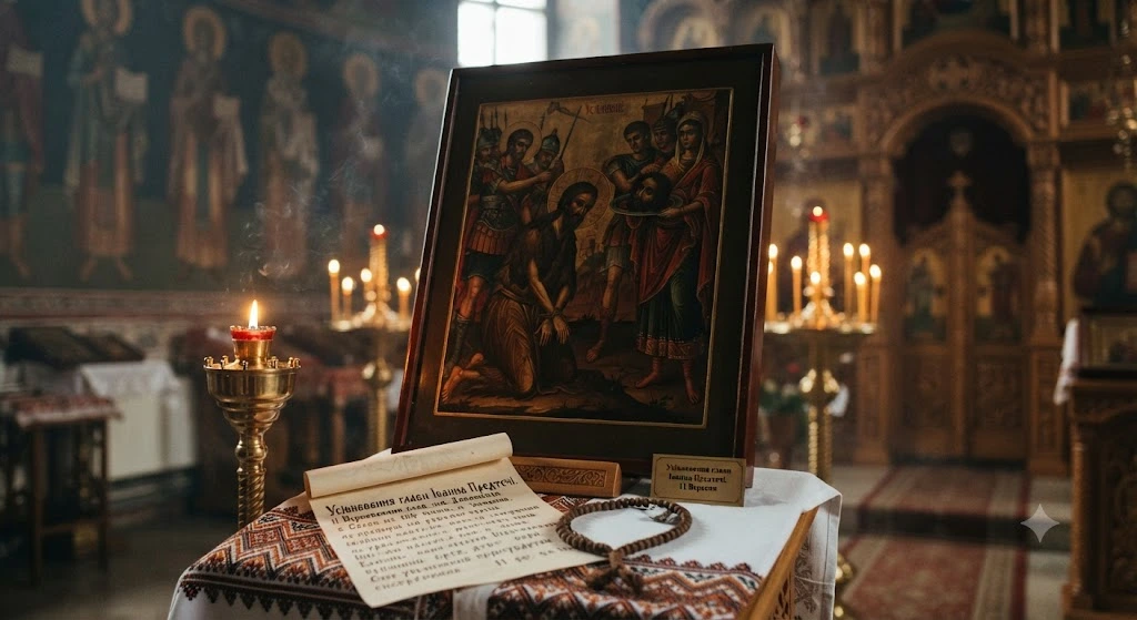 Икона Усекновения главы Иоанна