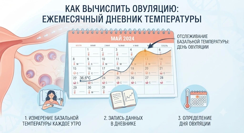 Календарь отслеживания базальной температуры