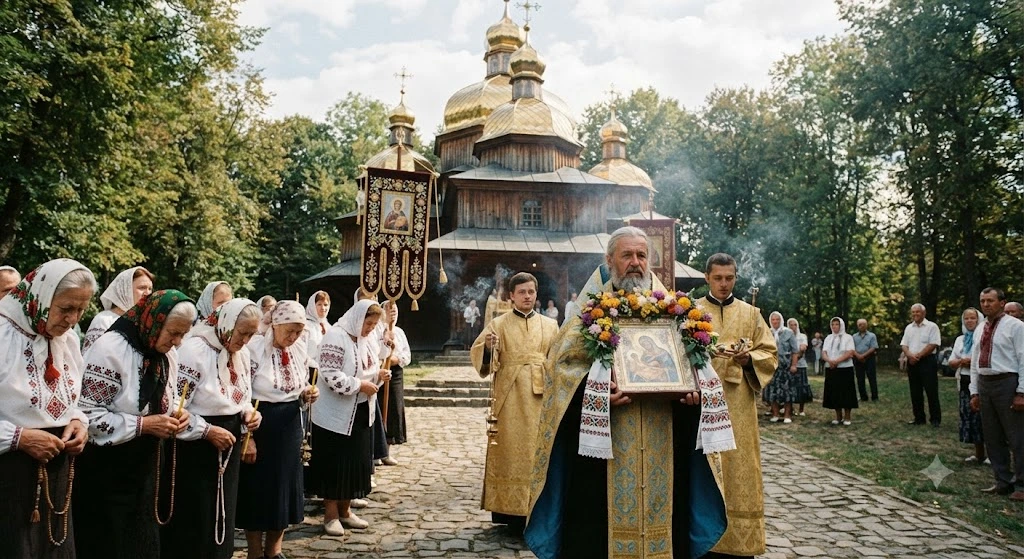 Крестный ход на Успение