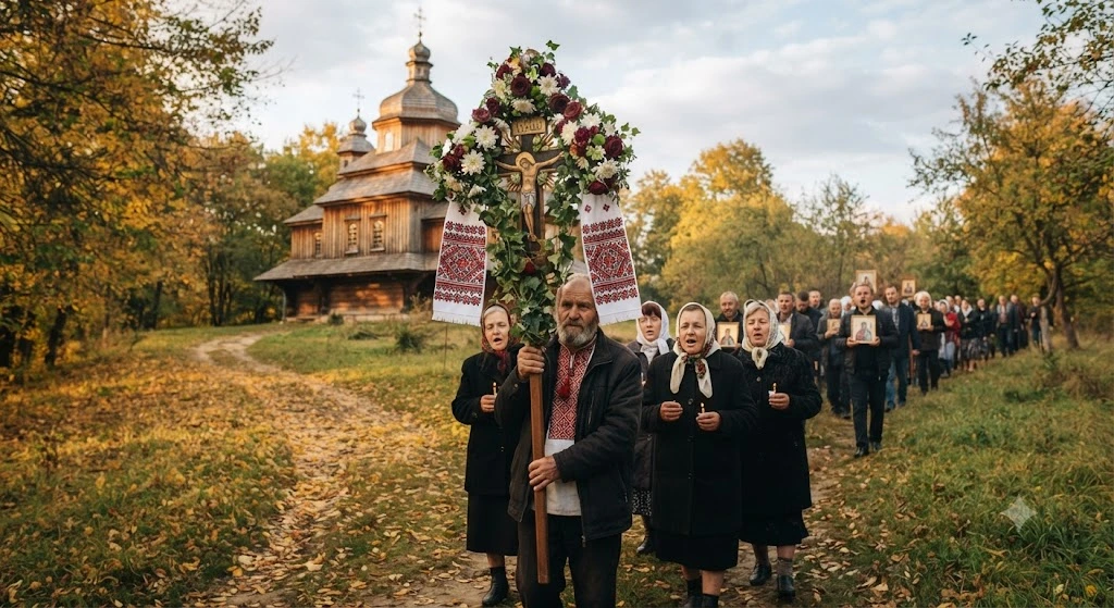 Крестный ход осенью