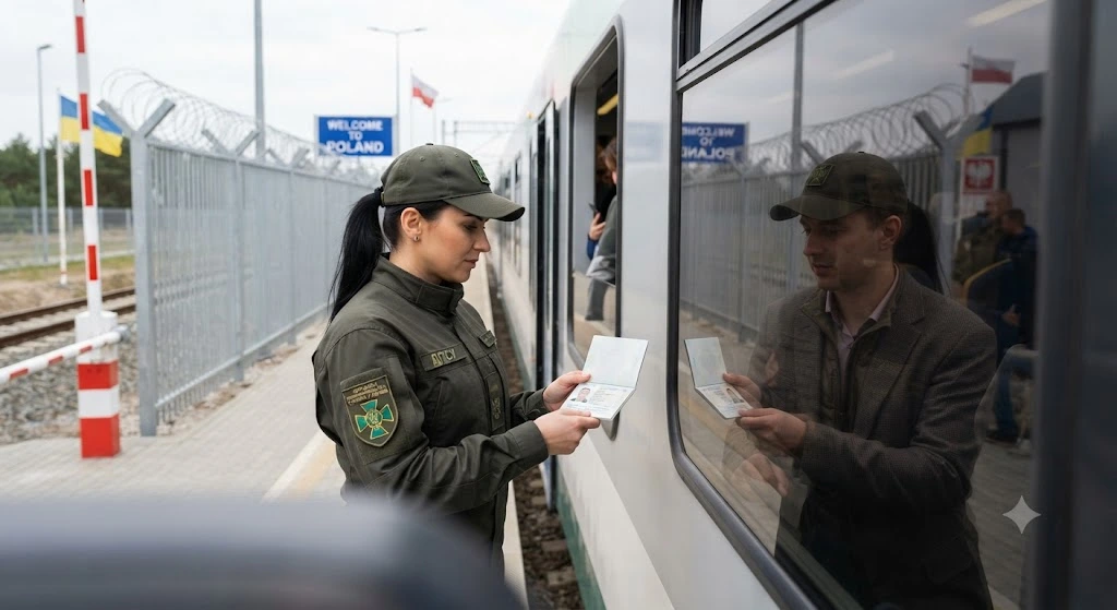 Проверка документов в поезде