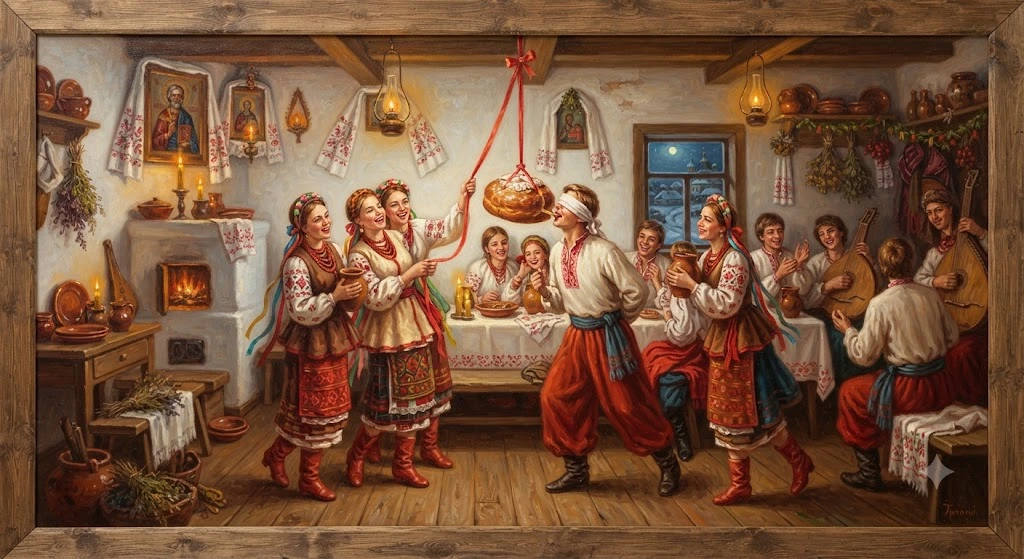 Украинские вечерницы и кусание калиты