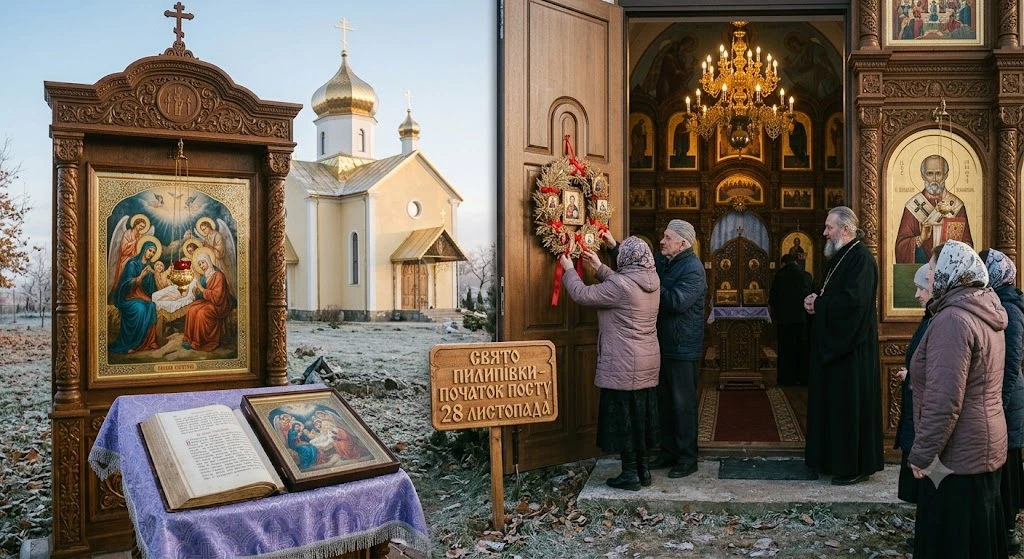Віряни біля церкви: Пилипівка
