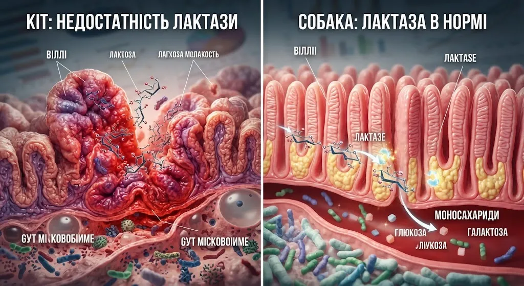 Кот и собака молочные продукты