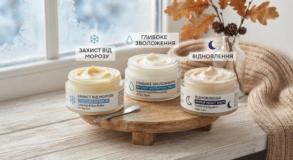 Баночки с зимним кремом