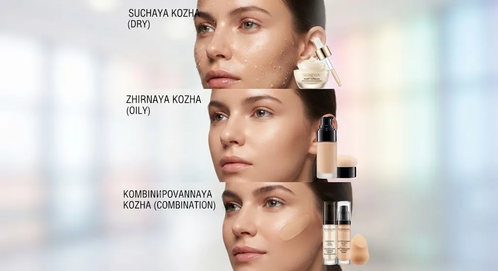 Тональные средства для типов кожи