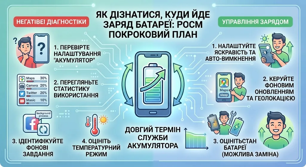 Причини розряджання акумулятора